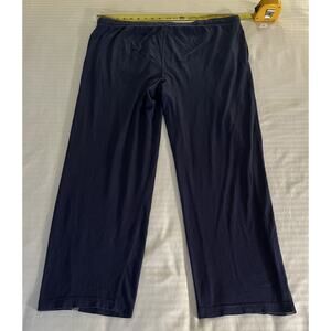 Izod Sleep/Loungewear Bottoms Men's Navy w/ Gray Strim & Izod Logo Med A+